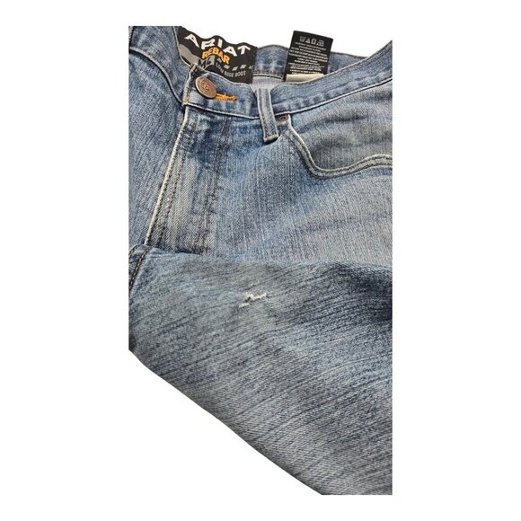 Ariat Jeans Men 32x30 Blue Rebar M4 Relaxed DuraStretch Boot Cut Wester 10016221 - Picture 5 of 16